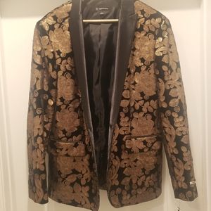Chrome/Black Men"s Blazer